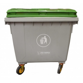 Contenedor rectangular para basura 1100L