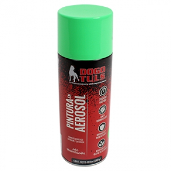 Pintura aerosol verde fluorescente