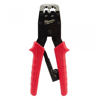 Ratcheting modular crimper