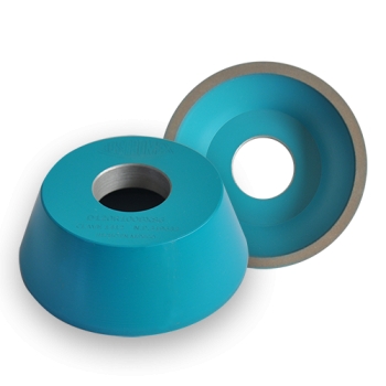 Rueda de diamante superabrasiva 11A2 Oro