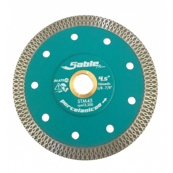 Disco de diamante doble turbo sable de 4-1/2