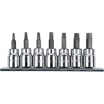 Set de Dados Punta Torx 3/8” - 7 pz