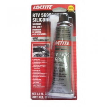 Silicón RTV gris 80 ml