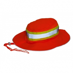 Sombrero de seguridad reflejante naranja