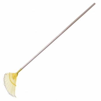 Escoba metálica curva de 22 dientes