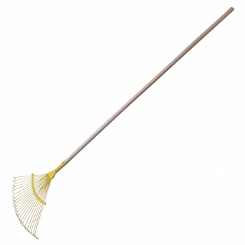 Escoba metálica curva de 22 dientes redondos