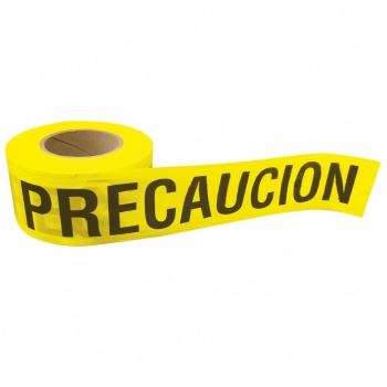 Cinta barricada “precaución” 100 m