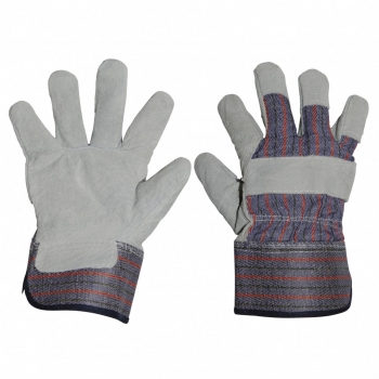 Guantes de carnaza y loneta unitalla