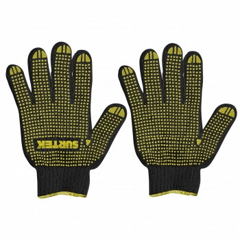 Guantes de algodón con PVC grandes