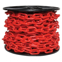 Cadena plásticas con grosor 8 mm roja