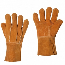 Guantes de carnaza largos