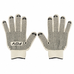 Guantes de algodón con PVC grandes