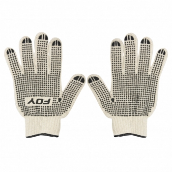 Guantes de algodón con PVC grandes