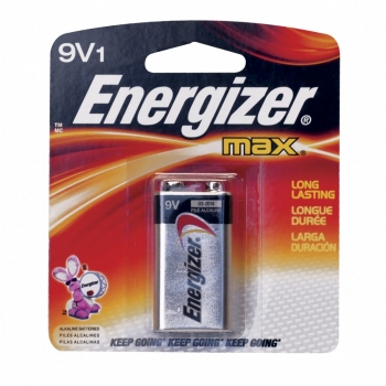 Pilas alcalinas Energizer 9 V