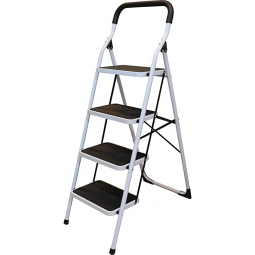 Escalera plegable tubular de 4 peldaños