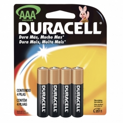 Pilas alcalinas Duracell AAA 