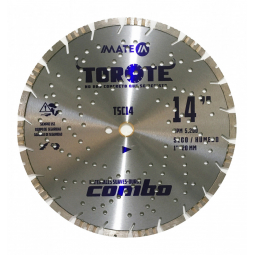 Disco de diamante segmentado turbo Torote 14