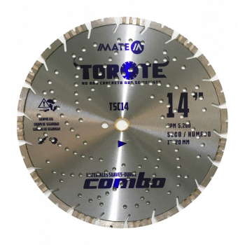 Disco de diamante segmentado turbo Torote 14