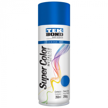 Pintura en spray de color azul metallico 350ml