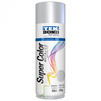 Pintura en spray de color plata metallico 350ml