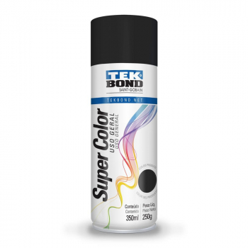 Pintura en spray de color negro mate 350ml