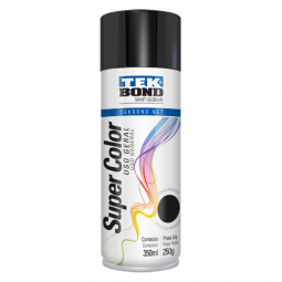 Pintura en spray de color negro brillante 350ml