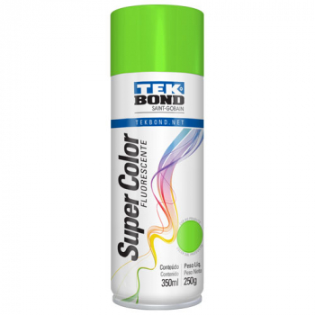 Pintura en spray de color verde flourescente 350ml