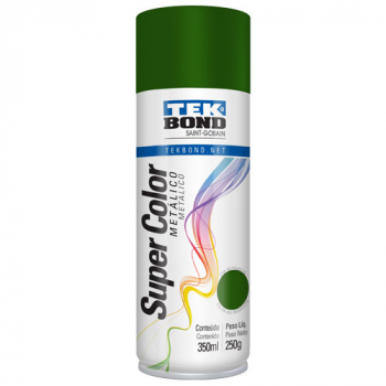 Pintura en spray de color verde metallico 350ml