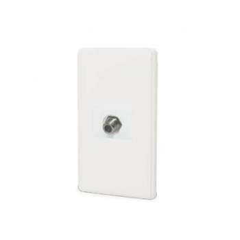 Toma para TV con placa