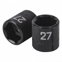 Dado de impacto de 27 mm, 6 puntas, cuadro 1/2'