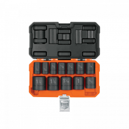 Juego de 12 dados cuadro 1/2' de impacto 6 puntas std