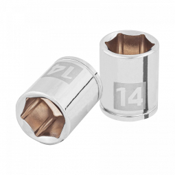 Dado de 14 mm, 6 puntas, cuadro 1/4'