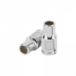 Dado de 6 mm, 12 puntas, cuadro 1/4'