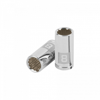 Dado de 8 mm, 12 puntas, cuadro 1/4'
