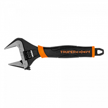 Llave ajustable (perico) 8' boca ancha Comfort Grip