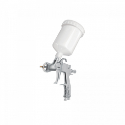Pistola p/pintar gravedad LVLP vaso plastico, 1.4 mm