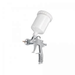 Pistola p/pintar gravedad LVLP vaso plastico, 2 mm