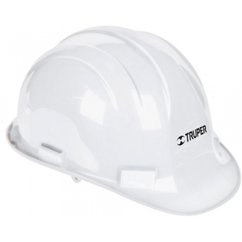 Casco de seguridad con ajuste de matraca blanco