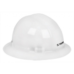 Casco de seguridad blanco de ala ancha 