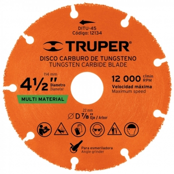 Disco de carburo de tugsteno