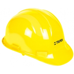 Casco de seguridad con ajuste de matraca amarillo