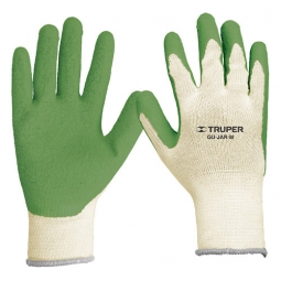 Guantes de poliester para manejo de materiales M