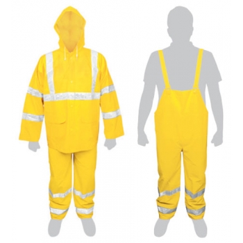 Impermeable reflejante amarillo CH