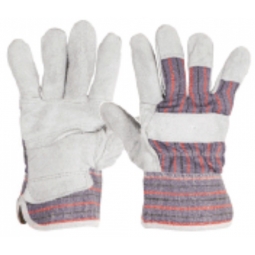 Guantes de carnaza y loneta 