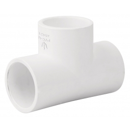 Tee sencilla PVC de 3/4
