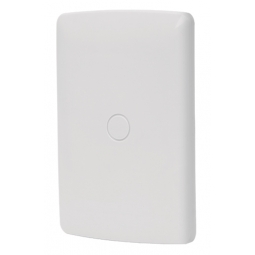 Placa de ABS color blanco ciega