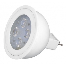 Foco MR16 luz calida de led de 6 W