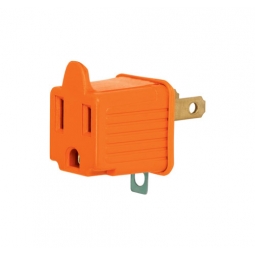 Adaptadores 3 a 2 naranja en blister