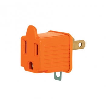 Adaptador 3 a 2 naranja