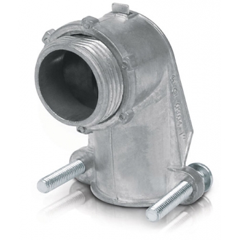 Conector curvo para tubo conduit de 3/4
